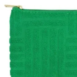Toilettas Jacquard groen 20x13x6cm