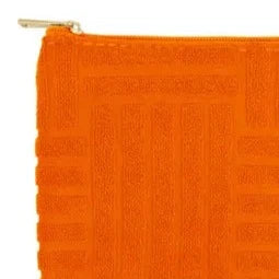 Toilettas Jacquard oranje 20x13x6cm