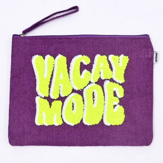 Toilettas Neon Vacay Mode paars 31x23x1cm