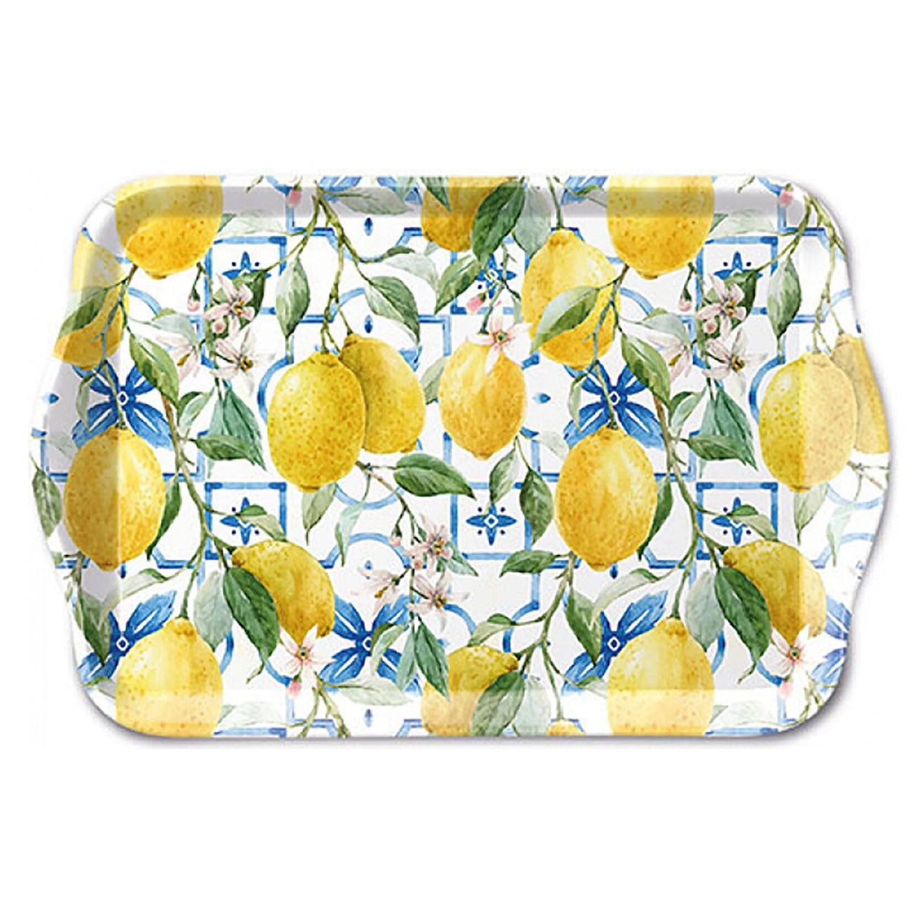 Tray Mediterranean lemons 13x21cm