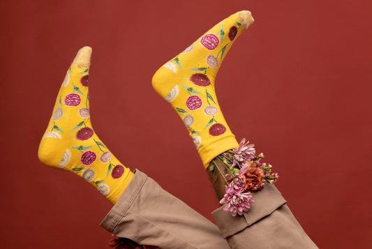 Sokken met prints: waarom ze zo populair zijn en hoe je ze draagt