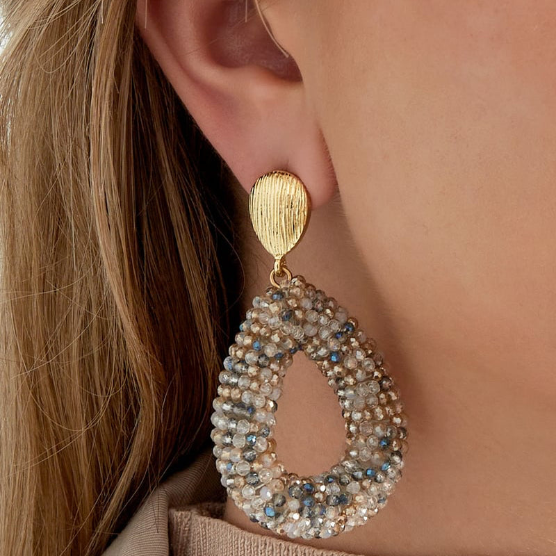 Discodip oorbel - lila