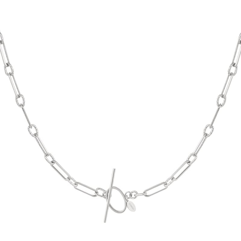 schakelketting dun met ronde sluiting