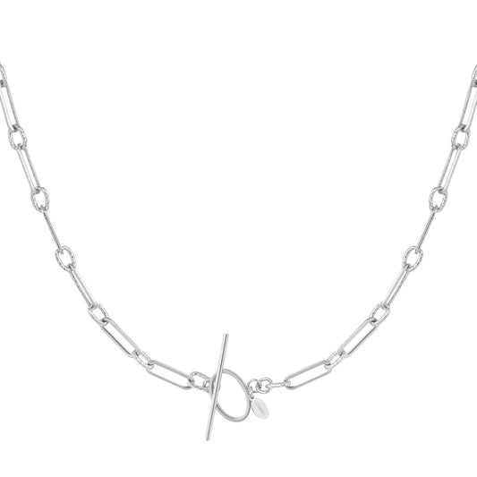 schakelketting dun met ronde sluiting