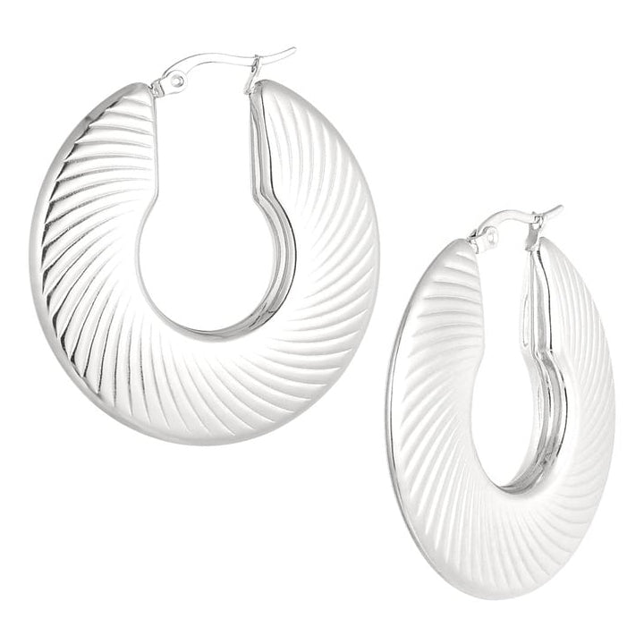 Oorbellen Cut Out zilver