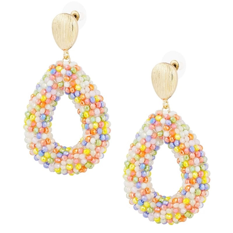 Oorbellen Discodip goud multi