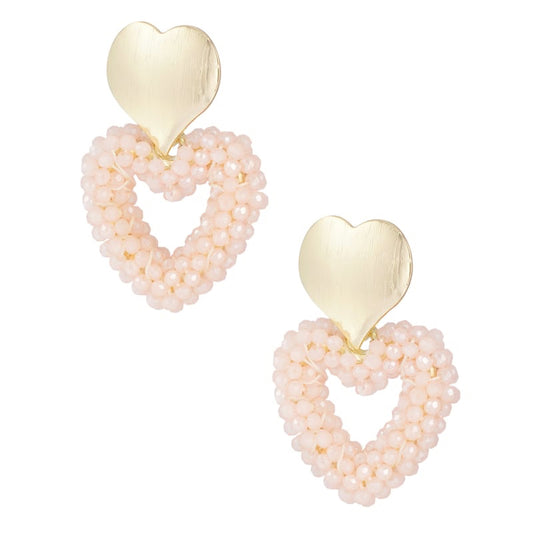 oorbellen sweethearts - roze 