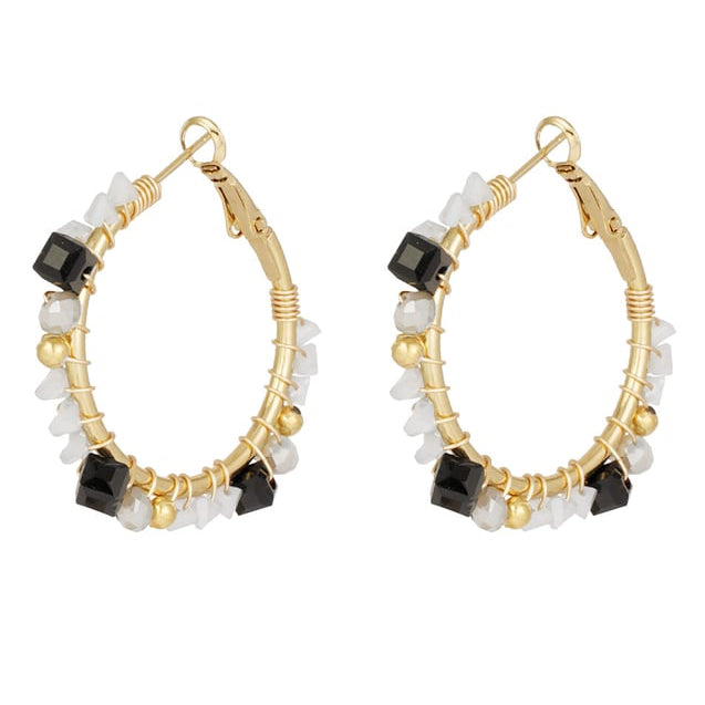 Oorbellen majestic dream - paars