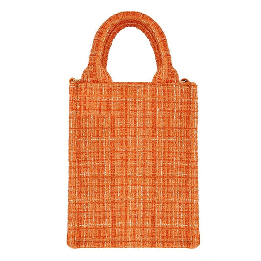 Handtas met patroon & bag strap - rood Polyester