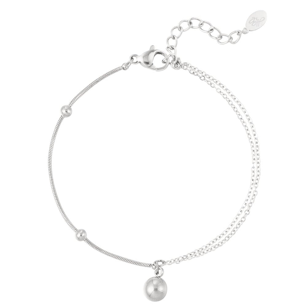 Armband Bolletjes zilver