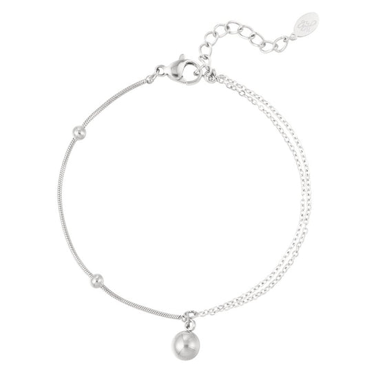 Armband Bolletjes zilver