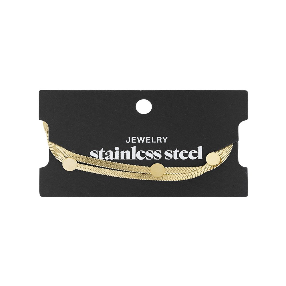 Armband Flat Chic zilver