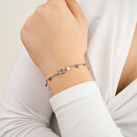 Armband Friendship zilver model