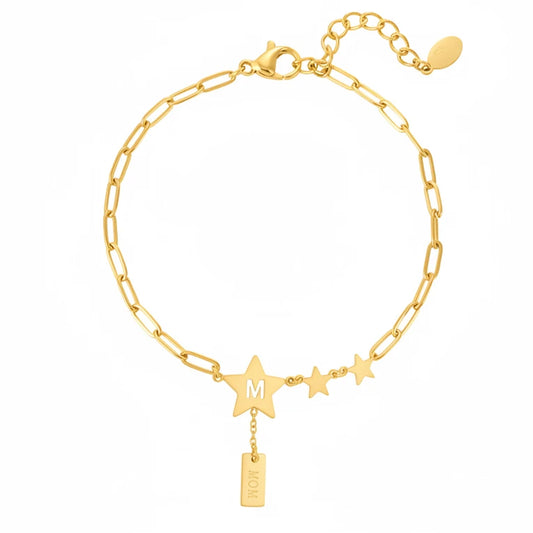 Armband Infinity Grace goud vooraanzicht