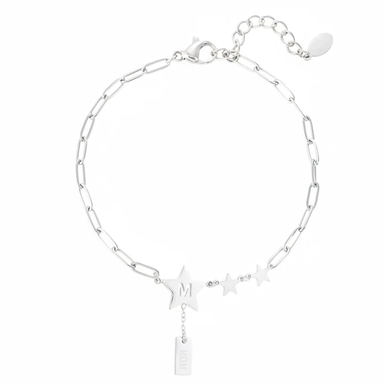 Armband Infinity Grace zilver vooraanzicht