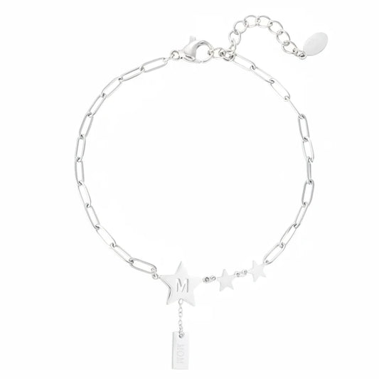 Armband Infinity Grace zilver vooraanzicht