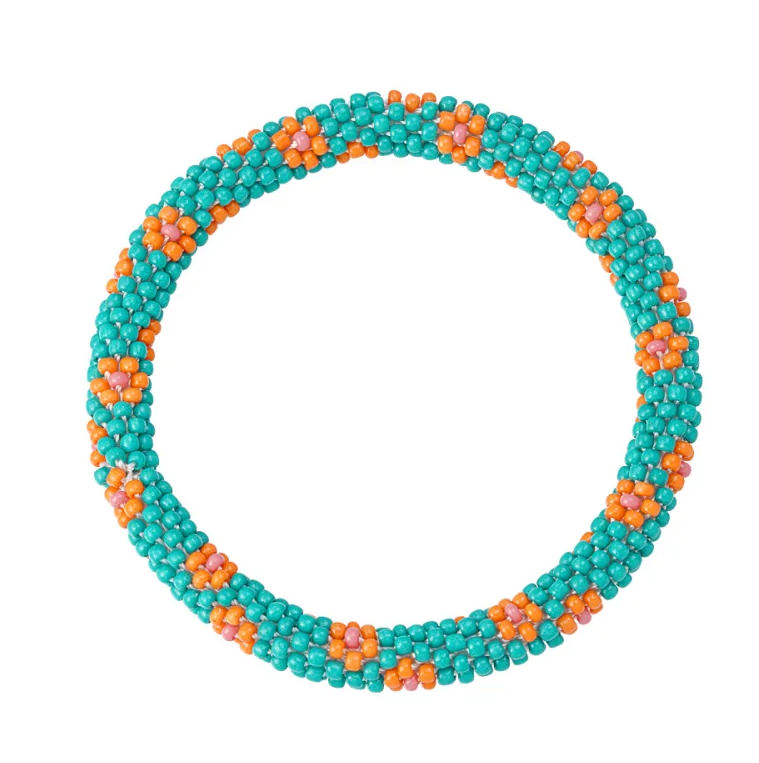 Armband Kralen Figuur groen oranje