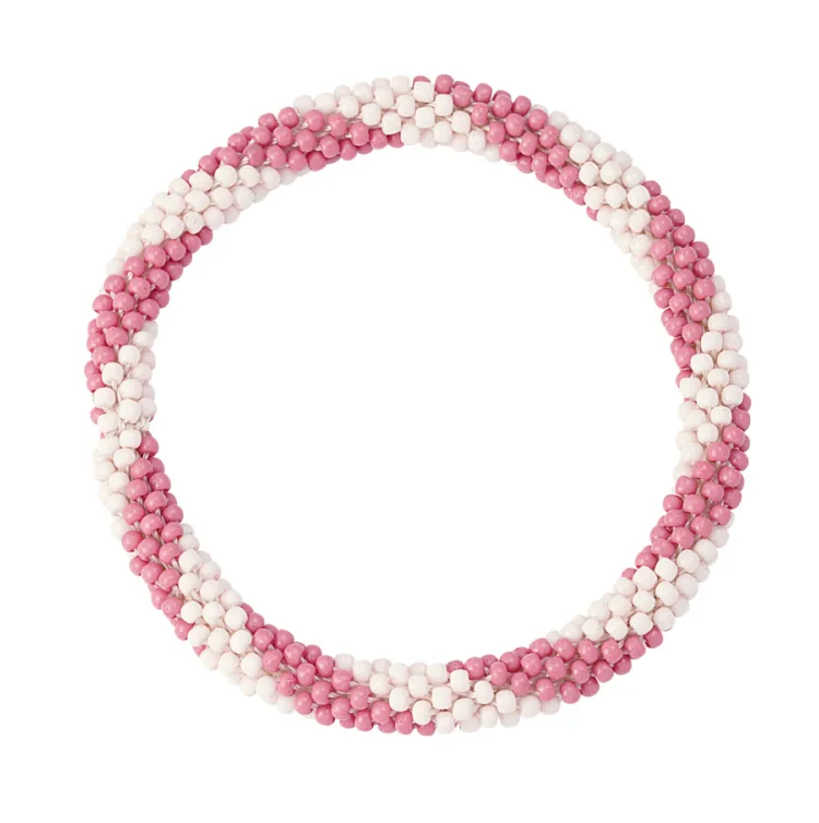 Armband Kralen Figuur lichtroze