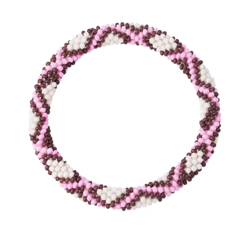 Armband Kralen Figuur roze multi