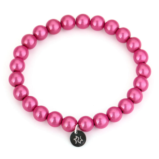 Armband Kralen lila