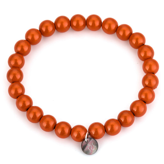 Armband Kralen oranje