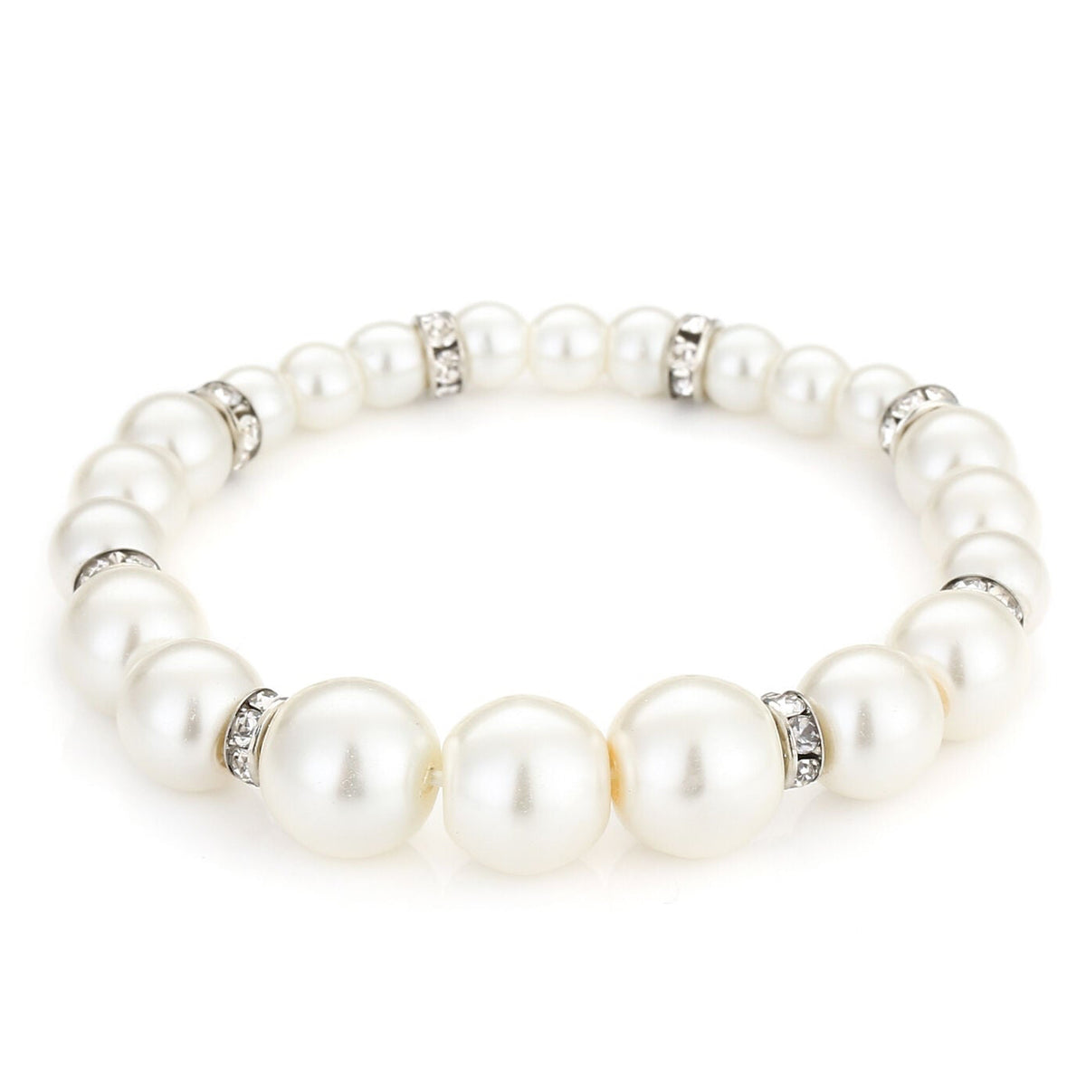 Armband Parel wit zilver