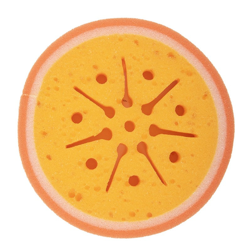 Badspons Sinaasappel oranje 12x3x12cm