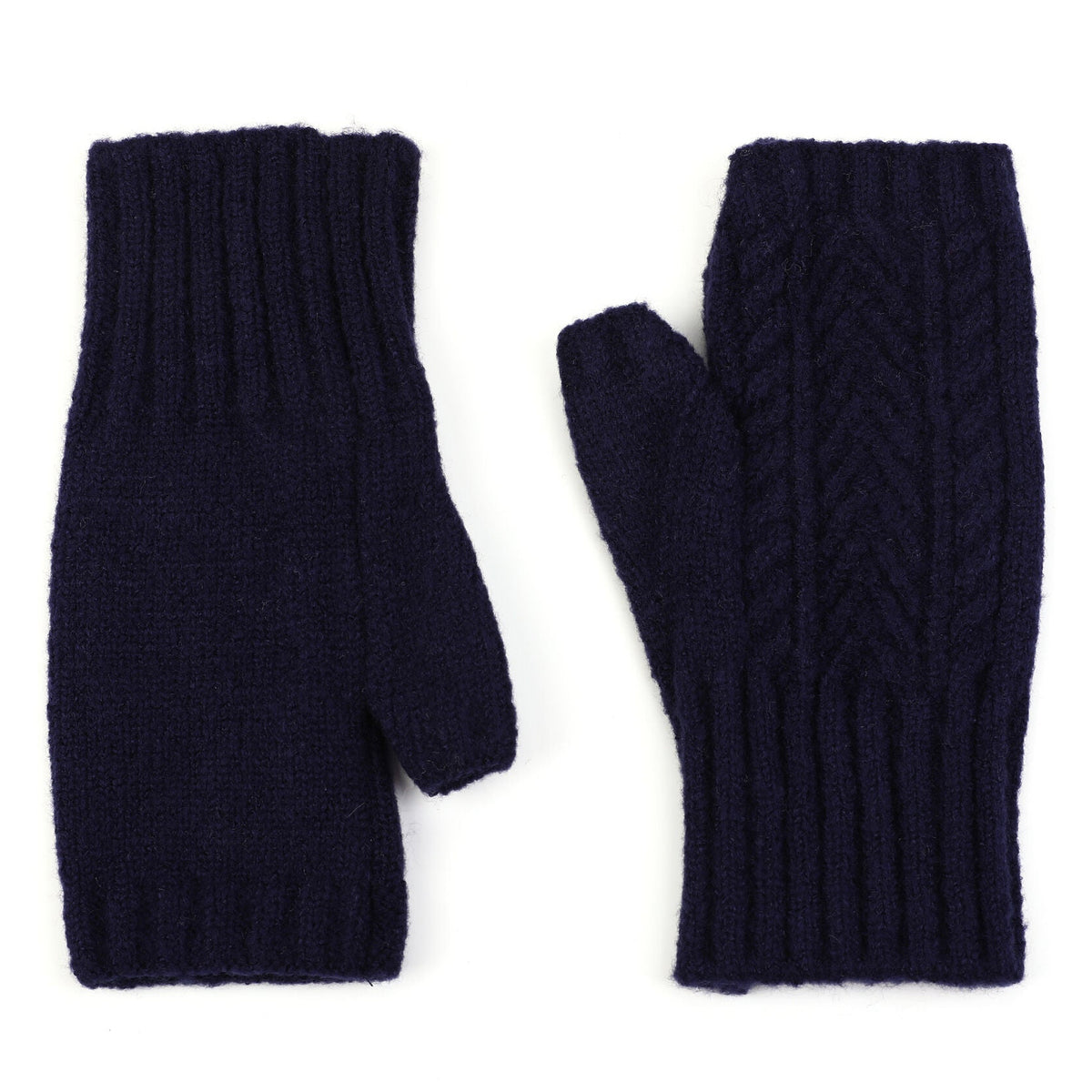 Handschoenen Open set-van-2 Kabel blauw one-size