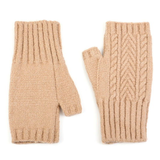 Handschoenen Open set-van-2 Kabel camel one-size