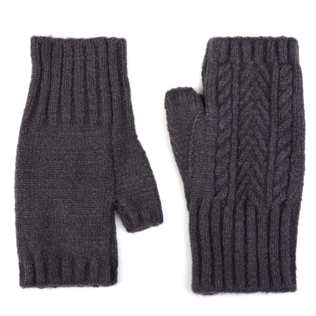 Handschoenen Open set-van-2 Kabel grijs one-size