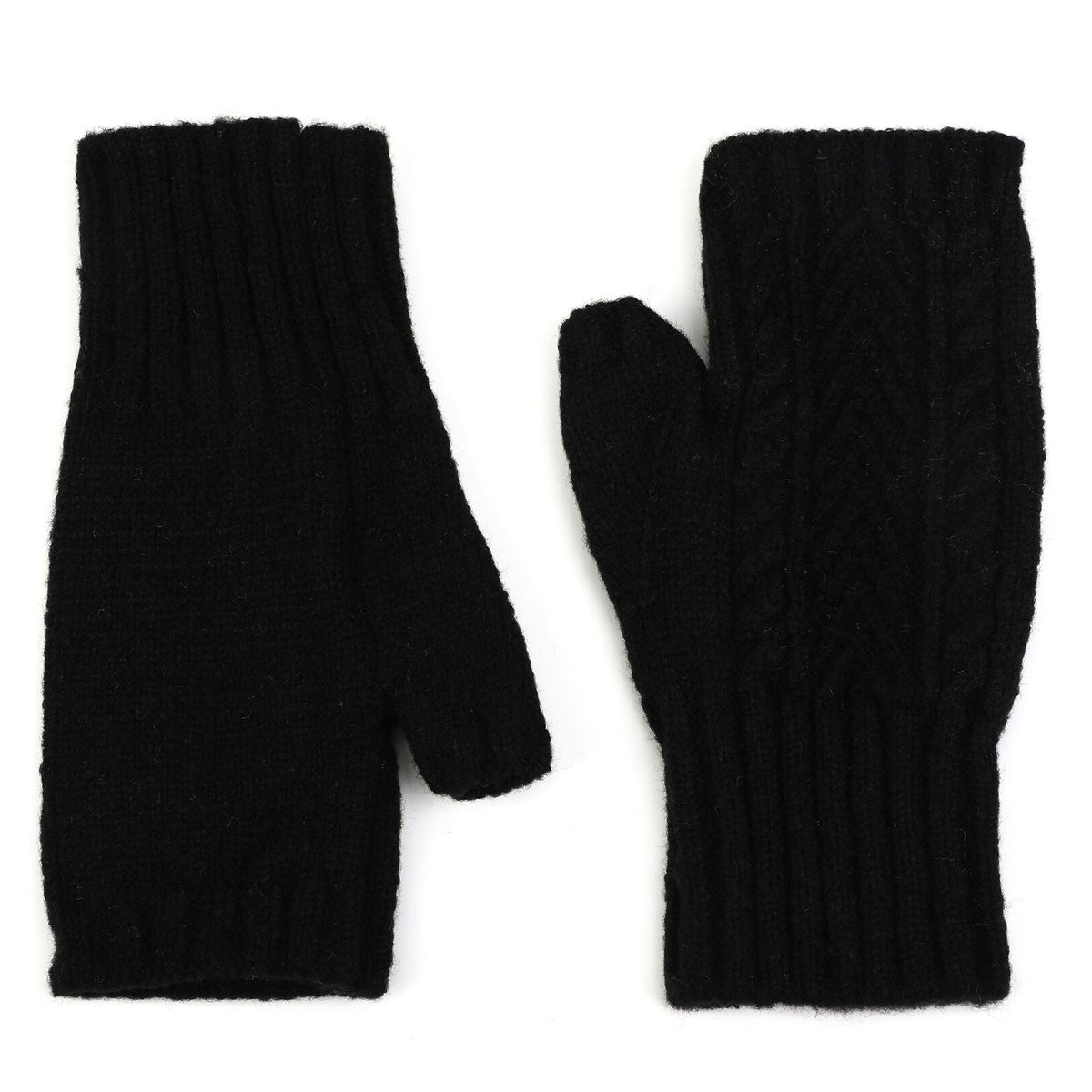 Handschoenen Open set-van-2 Kabel zwart one-size