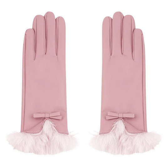 Handschoenen set-van-2 Frosty Gloves roze one-size