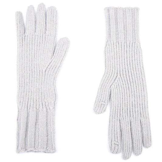 Handschoenen set-van-2 Gebreid lichtgrijs one-size