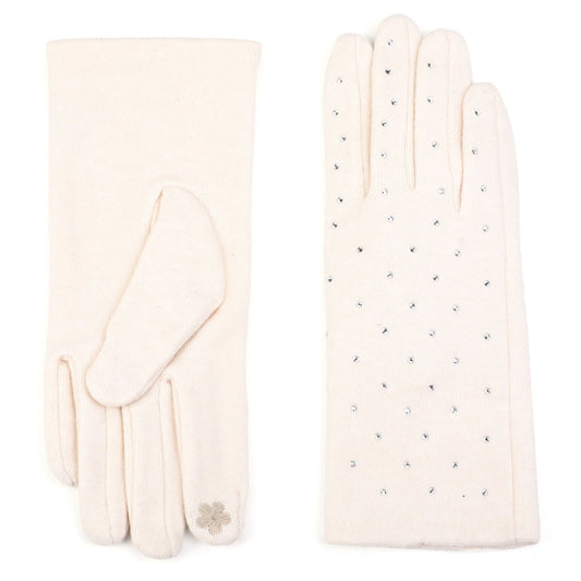 Handschoenen set-van-2 Steentje wit one-size