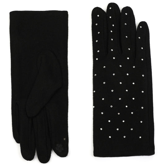 Handschoenen set-van-2 Steentje zwart one-size