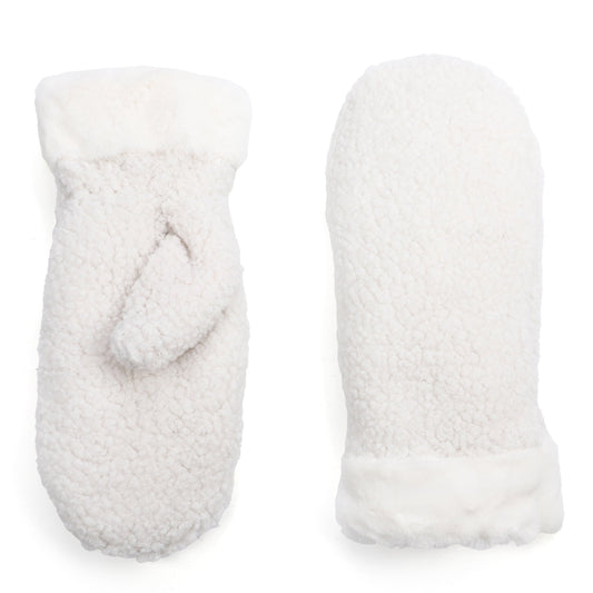 Handschoenen set-van-2 Wanten wit one-size