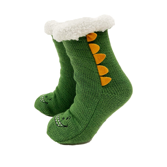 Huissokken Dino groen maat 31-34