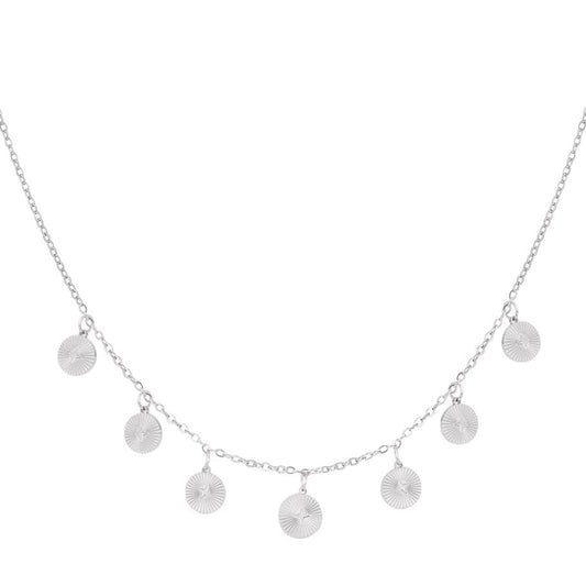 Ketting Coins zilver