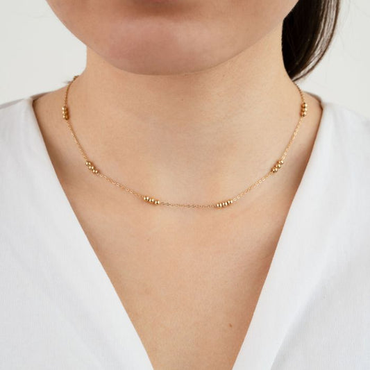 Armband Pareltjes zilver wit sfeer