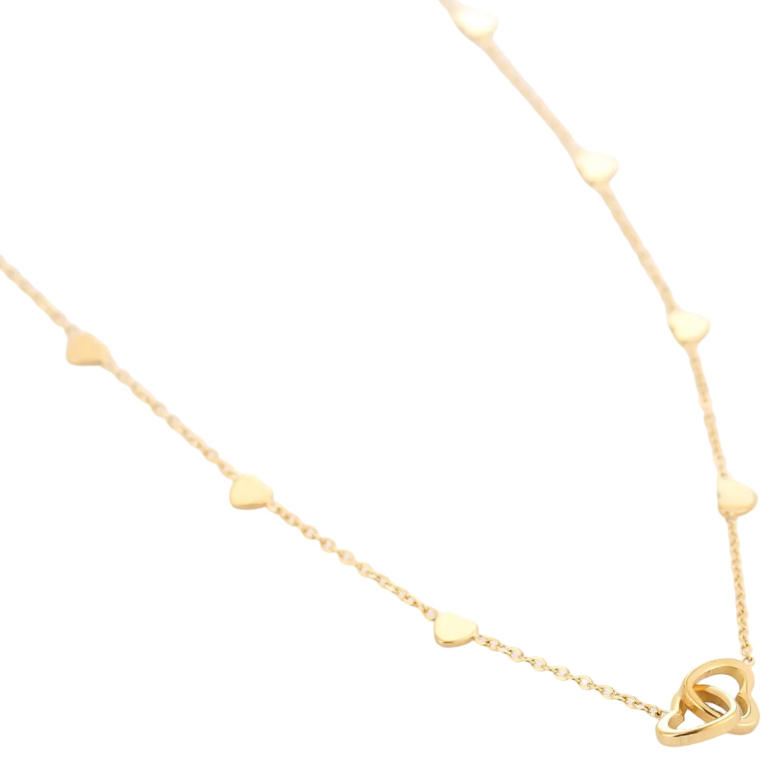 Ketting Friendship Hartjes goud