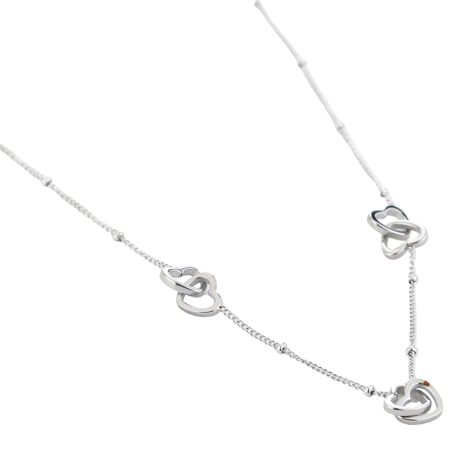 Ketting Friendship zilver liggend