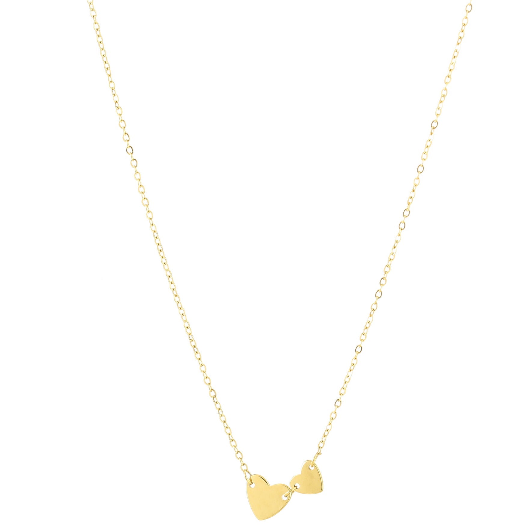 Ketting Hartjes goud
