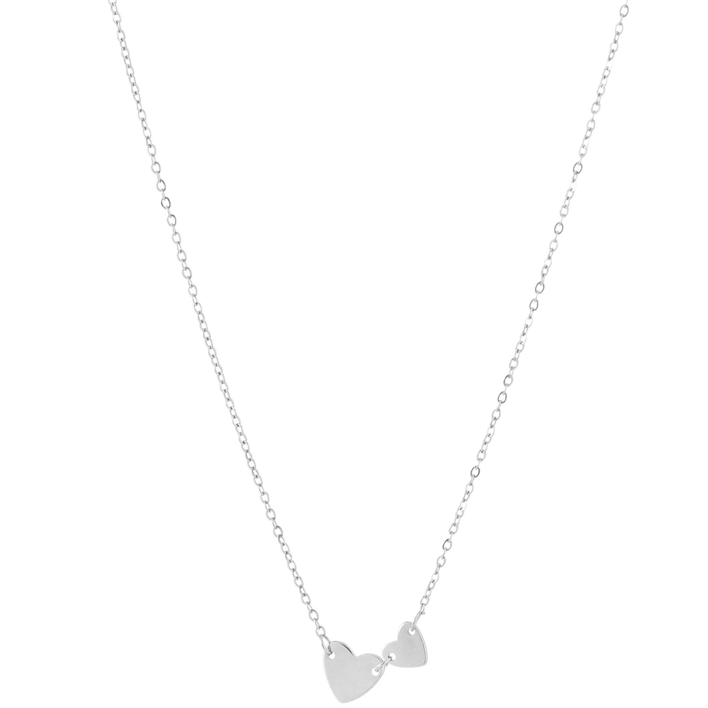 Ketting Hartjes zilver