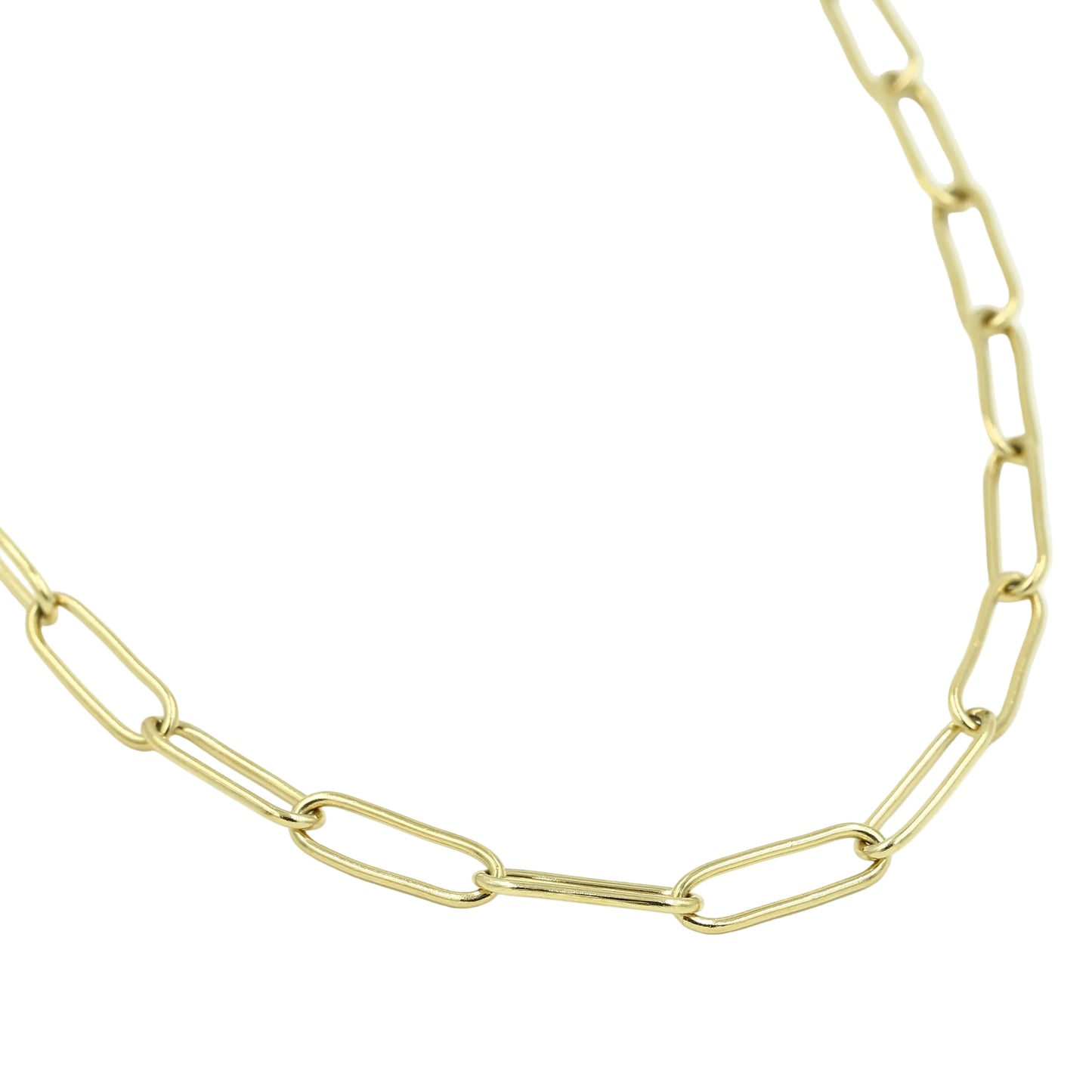 Ketting Schakel goud detail