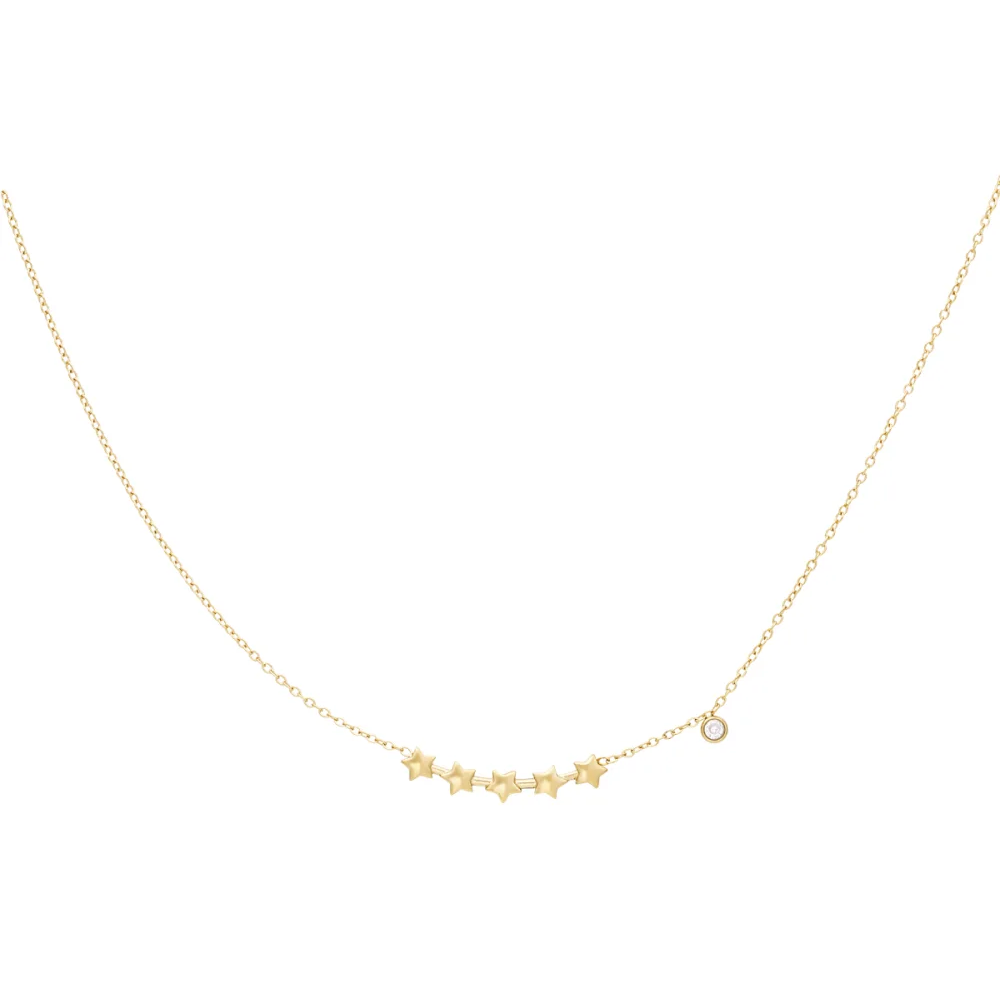 Ketting Shining Stars goud