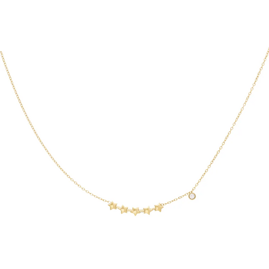 Ketting Shining Stars goud