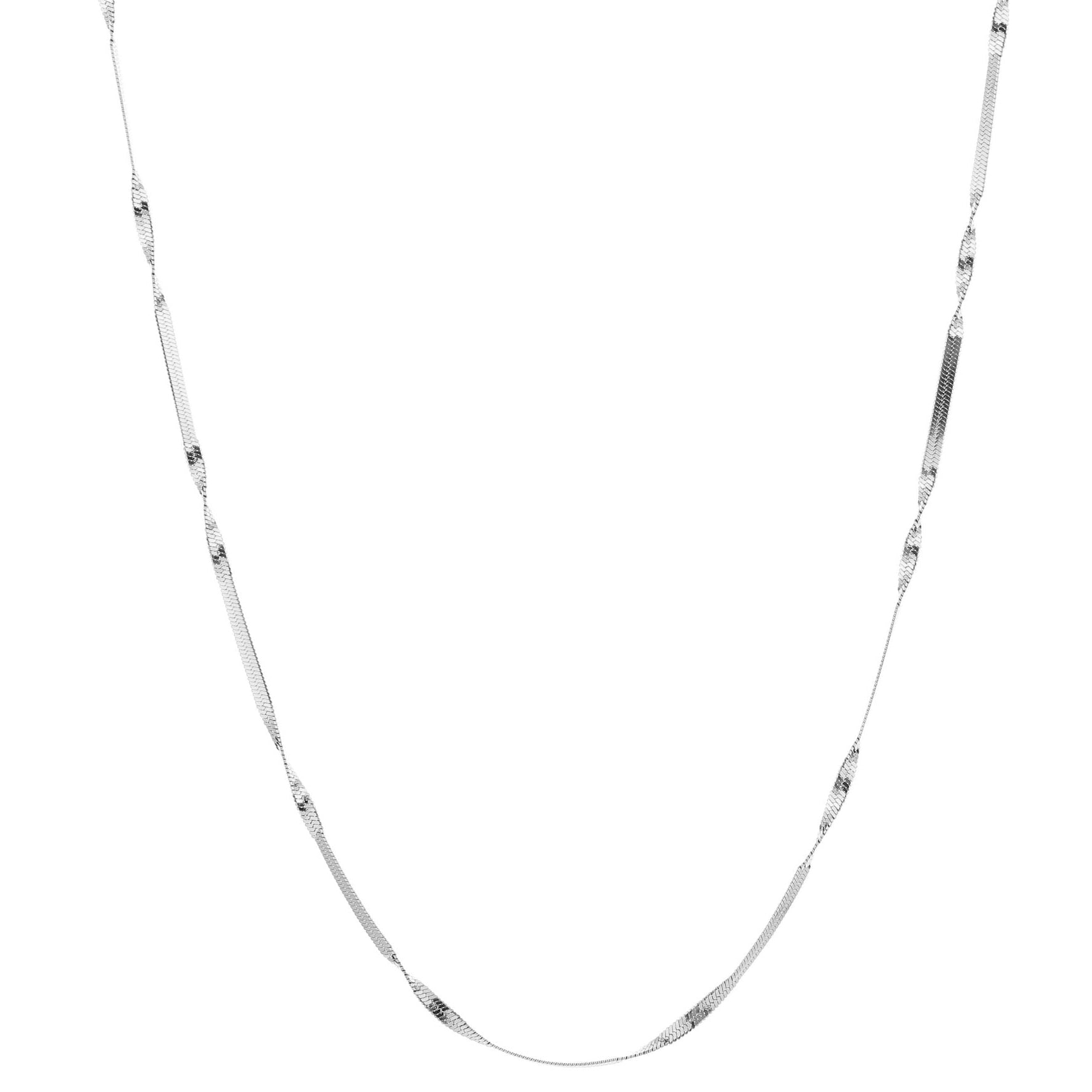 Ketting Snake zilver
