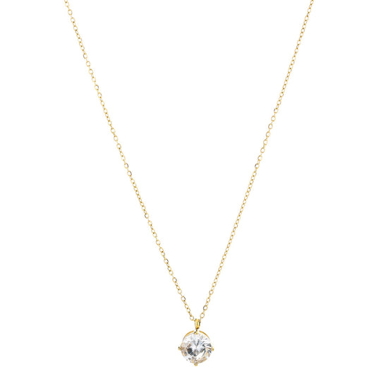 Ketting Steentje goud