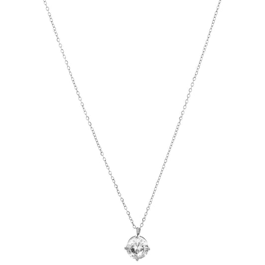 Ketting Steentje zilver