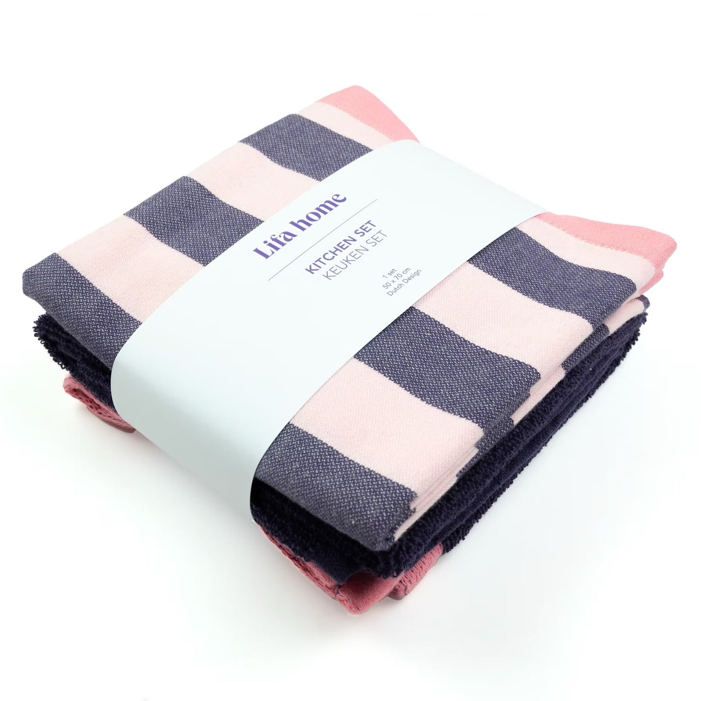 Keukendoek en handdoek set-van-2 Velvet Dusk 70x50cm